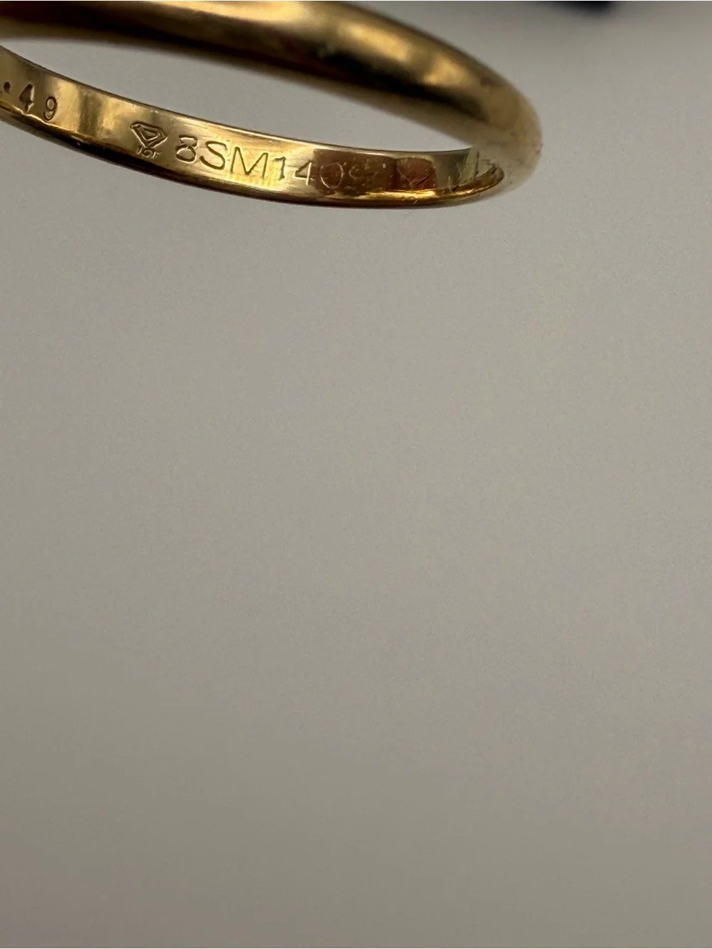 Classic 14k Gold with .5 Solitaire Diamond Engagement Ring - size 5.25